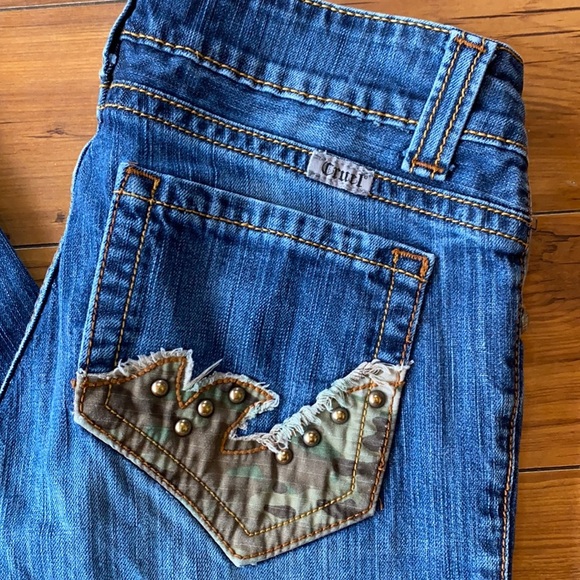 Cruel Girl Camryn Camo Slim Fit Bootcut Jeans - Picture 4 of 9